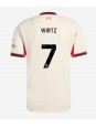 Liverpool Florian Wirtz #7 Venkovní Dres 2025-26 Krátký Rukáv